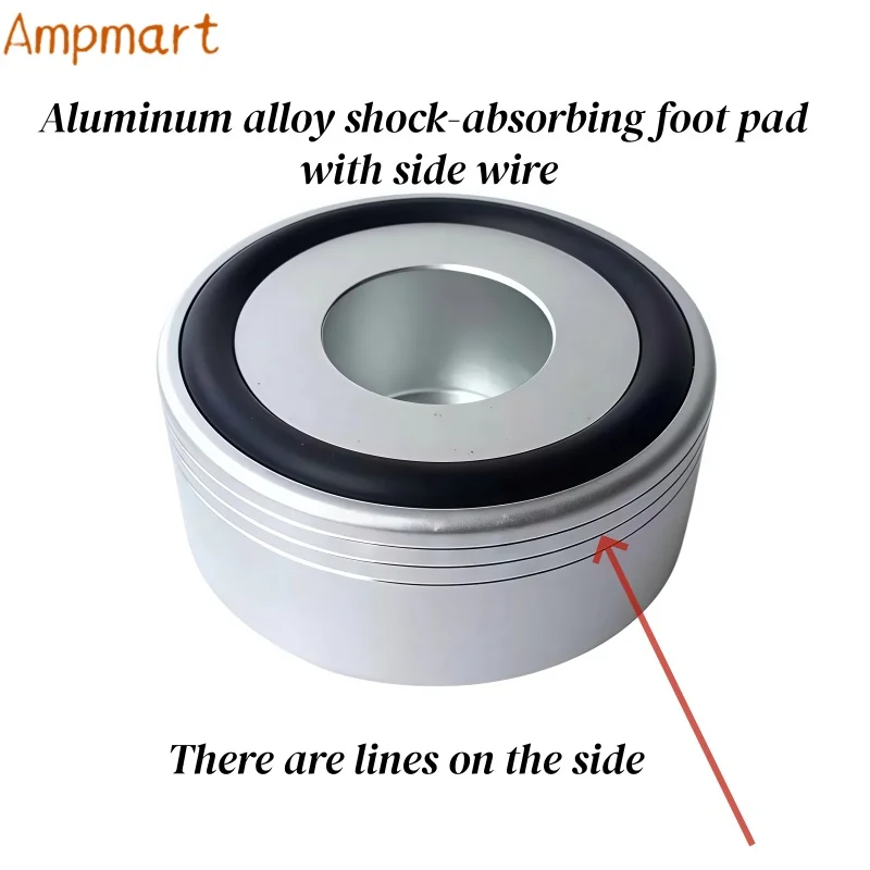 49 x 22 mm große Füße aus Aluminiumlegierung für Verstärker, Röhrenverstärker, CD-Player, Lautsprecher und Vorverstärker – vibrationsdämpfende Füße – Detail 6