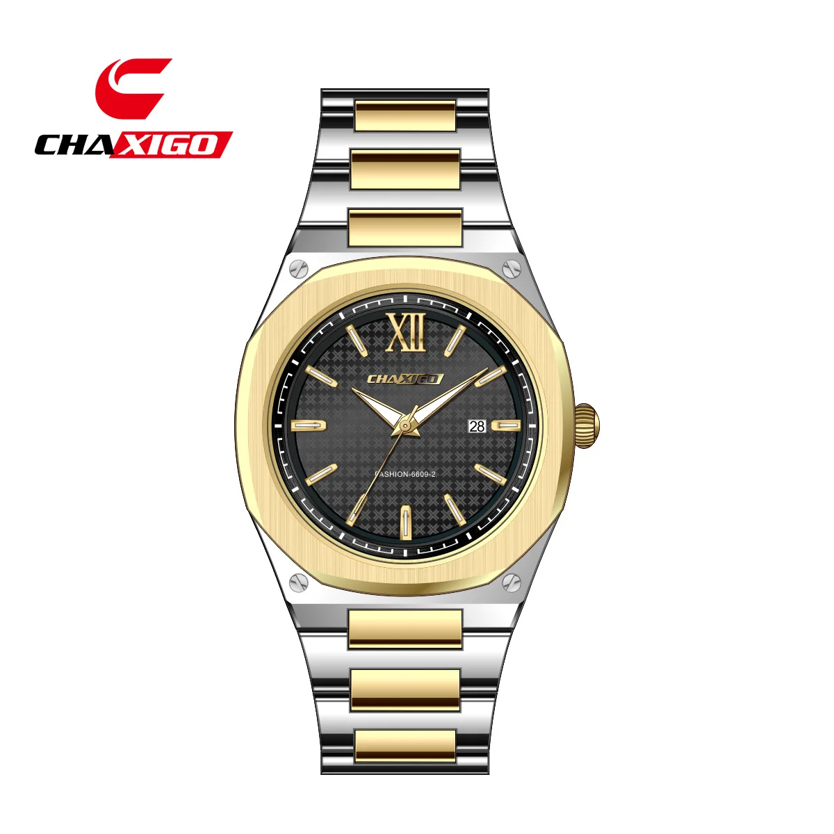 ساعة CHAXIGO West Watch City سبيكة كوارتز سقف الإصدار العالي سويسرا #6