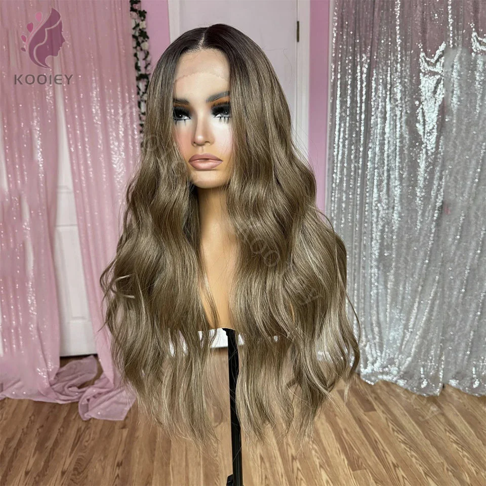 Peruvian Body Wave Ombre Color 5x5 Silk Base Wig Human Hair Wigs For Women Body Wave Lace Closure Wigs 13X4/13x6 Lace Front Wig