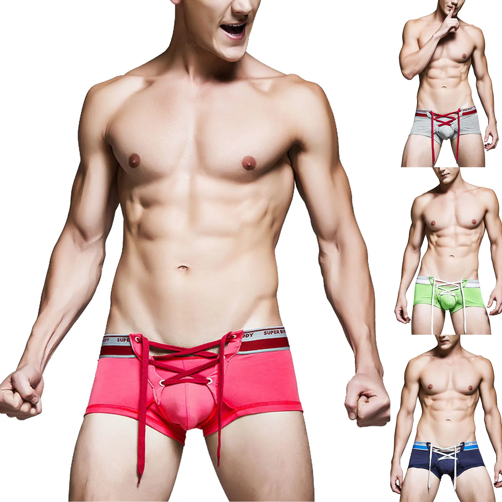 

Thong Underwear Mens Sexy Tethered Boxer Underwear Sexy Clothing Small Christmas Gift Ideas