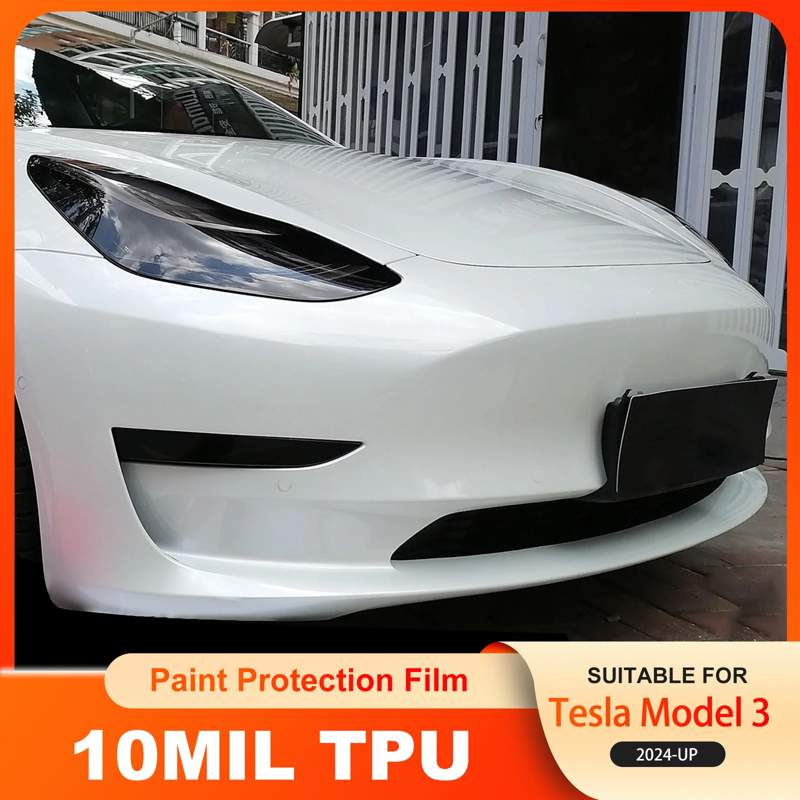 10Mil TPU Scratch Resistant Car Paint Protection Film for Tesla Model 3 Highland 2024-Up Clear Bra PPF Decal Kit Accessories