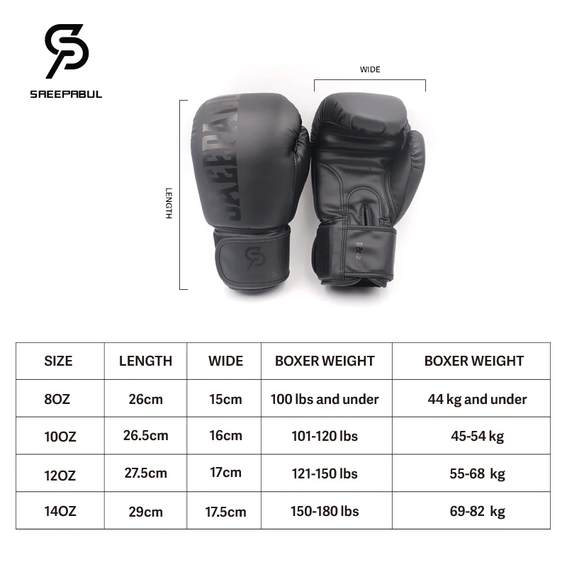 Boxing Training Gloves Hand Protective Gloves Breathable Durable Material Muay Thai Competition Gloves Punch Mitts 8 10 12 14 16