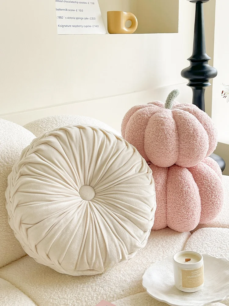 

Cute Pumpkin Sofa Pillowcase Bedroom Headboard Decorative Cushion Mat Home Decorative Pillow Cover Living Room Decor