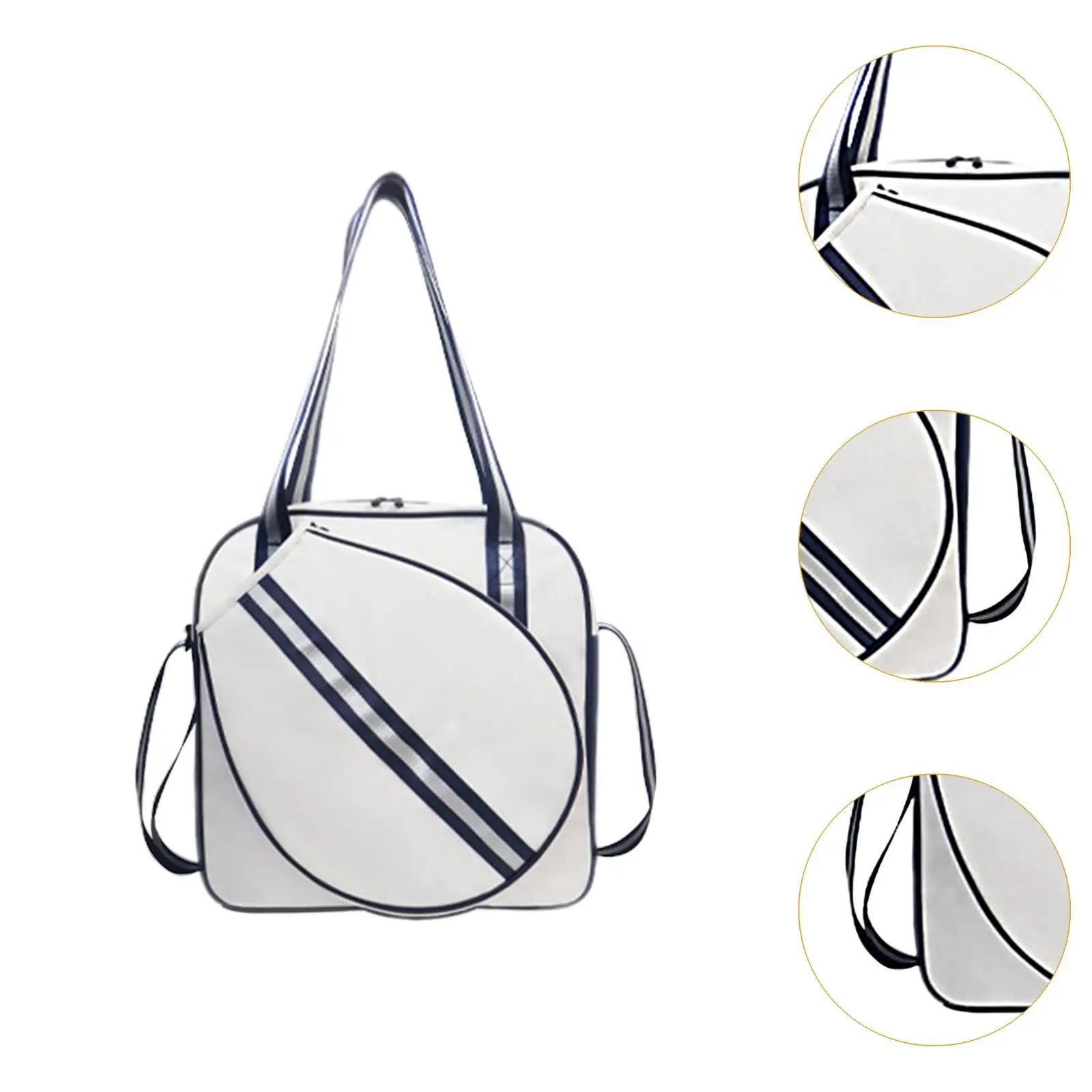 Tennis Tote Bag Tennis Handbag Women Men Versatile Professional Adjustable Shoulder Strap Equipment Crossbody Bag Racket Bag