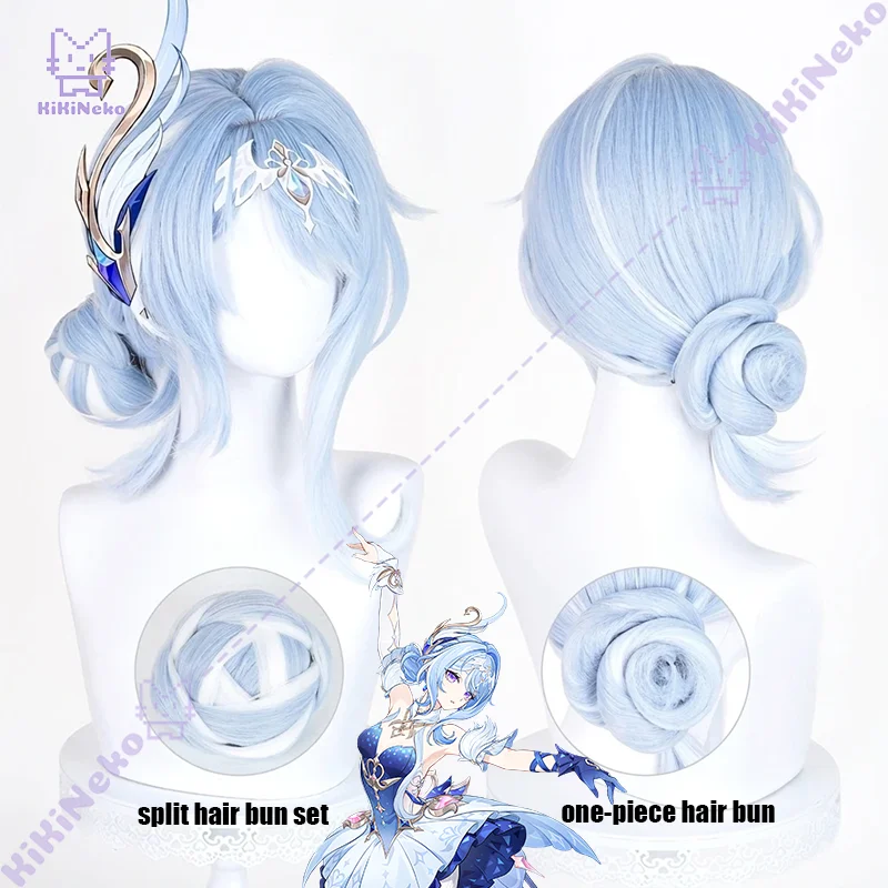 Game Genshin impact Odette Cosplay Wig Odette Cosplay Hair Three Styles Available For Hallowmas Comicon Party Adult Women Man