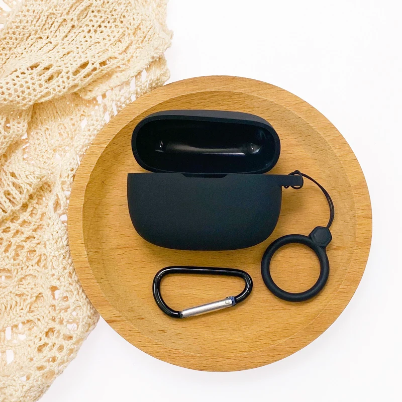 Voor Jbl Wave 200 Tws Oortelefoon Case Siliconen Draadloze Bluetooth Cover Voor Jbl Wave 200 Hoofdtelefoon Zakken Met Vinger Band