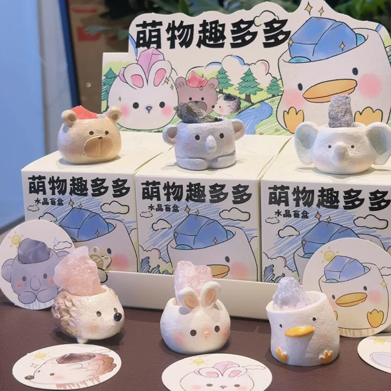 

Cute Cartoon Blind Box Car Decorations Gifts For Colleagues And Friends Desktop Ornaments Trendy Surprise Toy