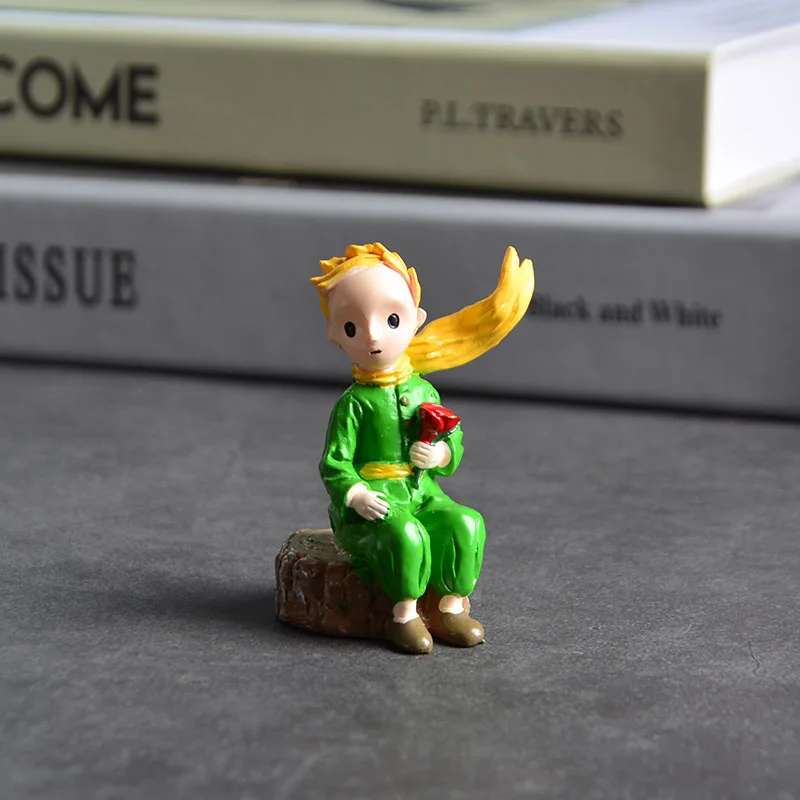 Home Decoration My Little Prince Mini Desk Craft Modern Style Miniature Resin Figurines Ornament for Living Room Accessories