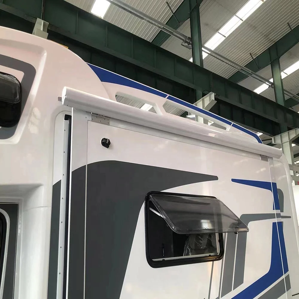 Full Cassette RV Slide-Out Awning for Motorhome Caravan Durable Waterproof Topper Shade,Custom Size