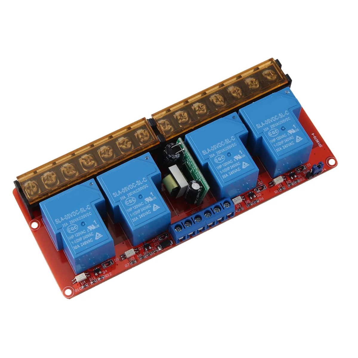 

30A 4 Channel Relay High Low Level Trigger Module Solid State Relay Module Trigger Relay