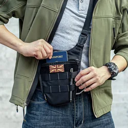 Underarm 2024 NEW Shoulder Bag Wallet Agent Men Hidden Molle Waist Bag Outdoor Travel Phone Key Anti Theft Pack EDC Tools Pocket