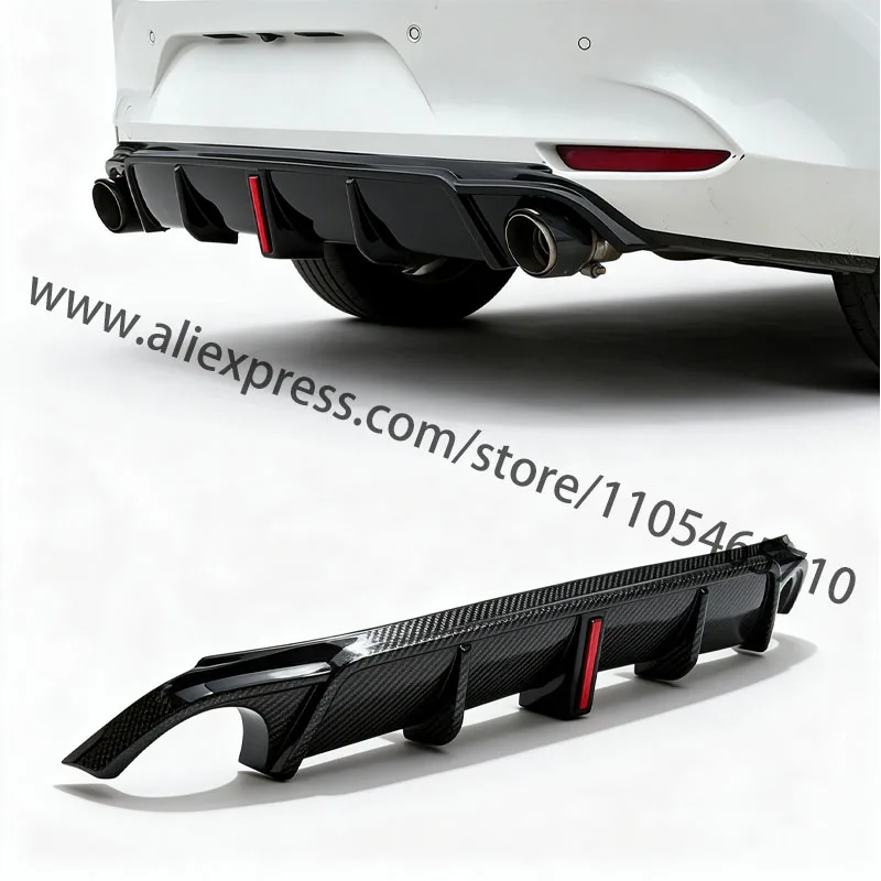 For 2020-2025 Next-gen Mazda3 Axela MS Style Rear Lip Rear Bumper Wrap Angle Splitter Body Kit Car Styling Exterior Parts