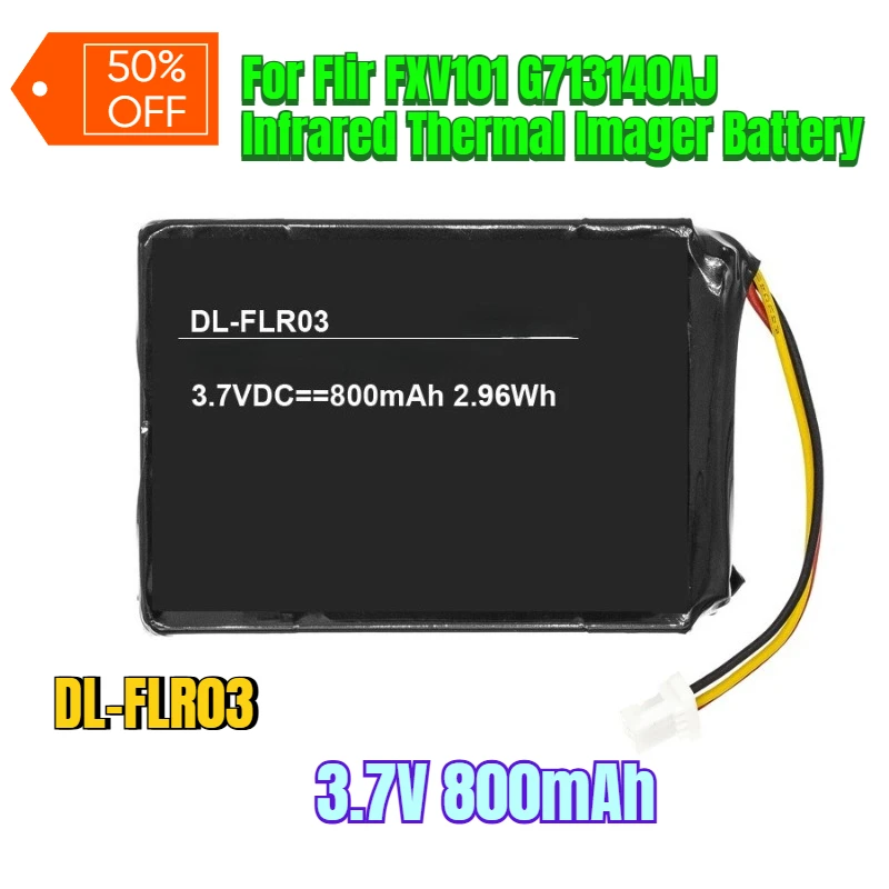 

3.7V 800mAh for Flir FXV101 G713140AJ Infrared Thermal Imager Battery