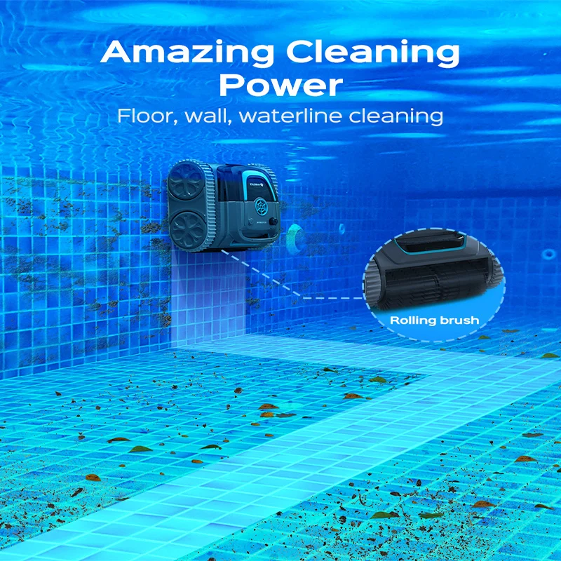 Wireless Intelligent Swimming Pool Cleaning Robot Efficient Automatic Pool Cleaner