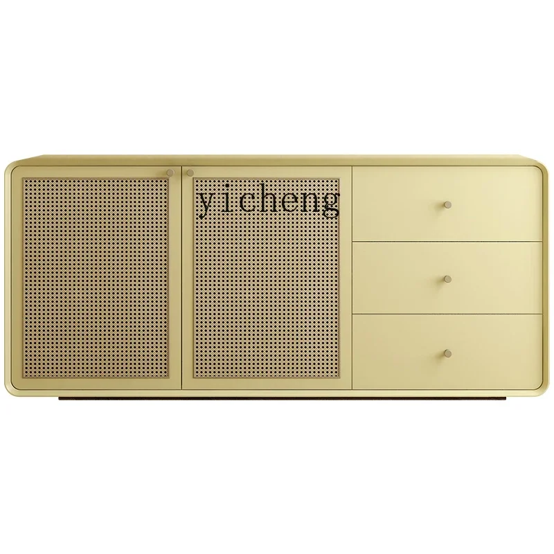 

Sideboard Cabinet Storage Cupboard Household Paint Color Bedroom Rattan Wall Cabinet