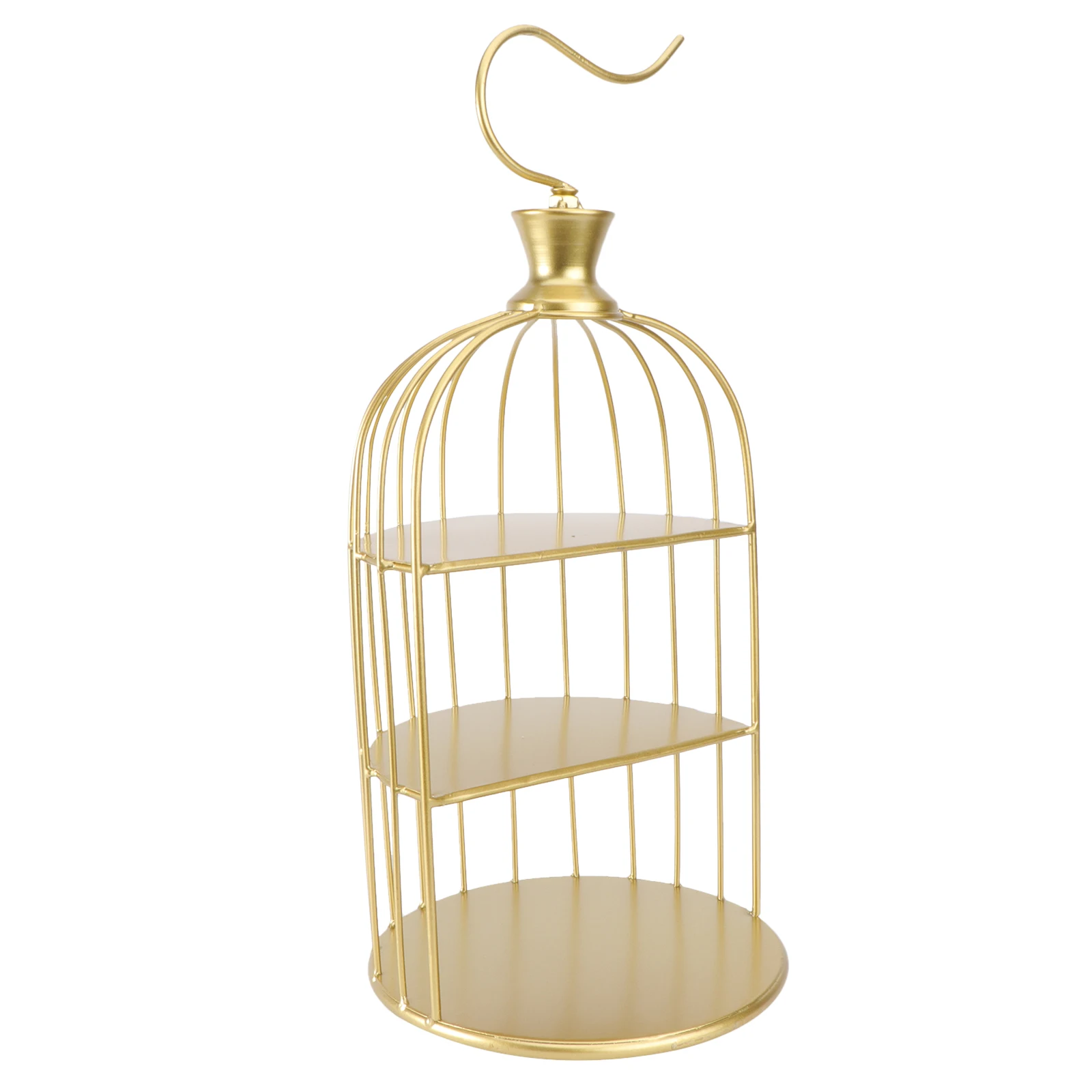 

Multi Layer Cake Stand 25cm Cage Pastry Rack Dessert Display Stand Three Trays For Parties Weddings Home Decor