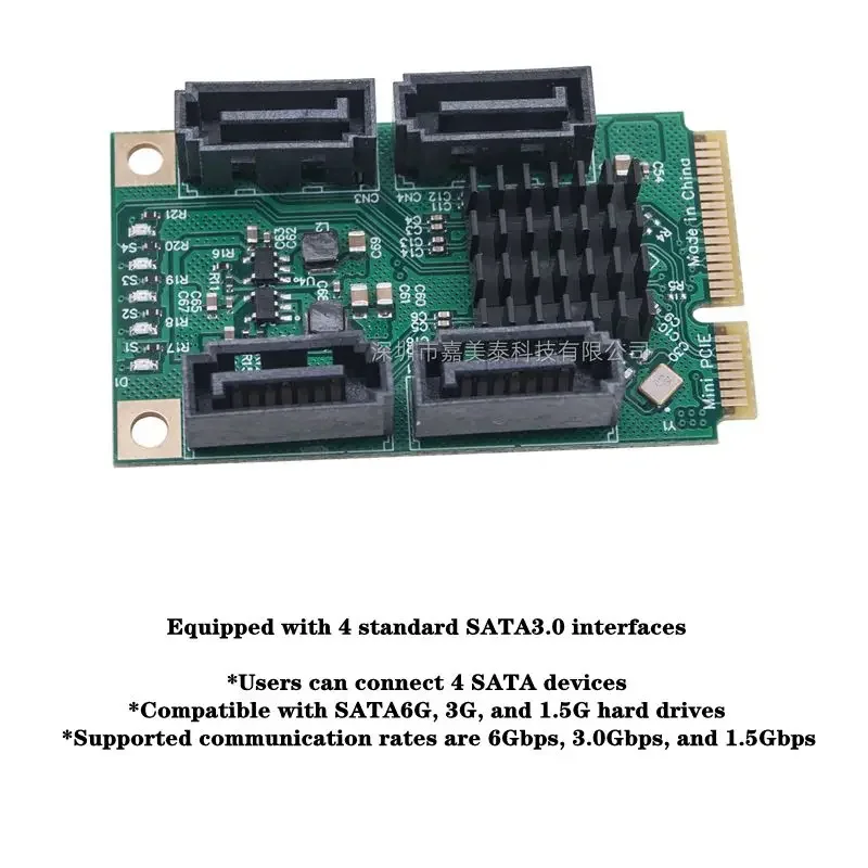 Mini PCI-E To SATA3…