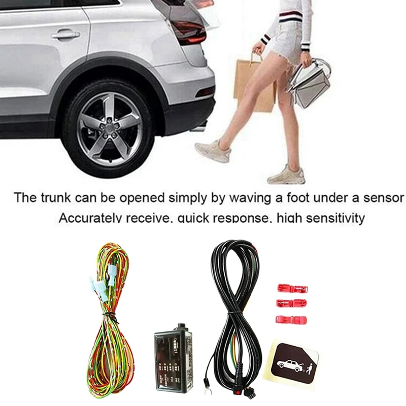 

NEW-Car Smart Foot Sensor Controlled Opening And Closing For Electric Tailgate Auto Kick Sensor Electric Assist System