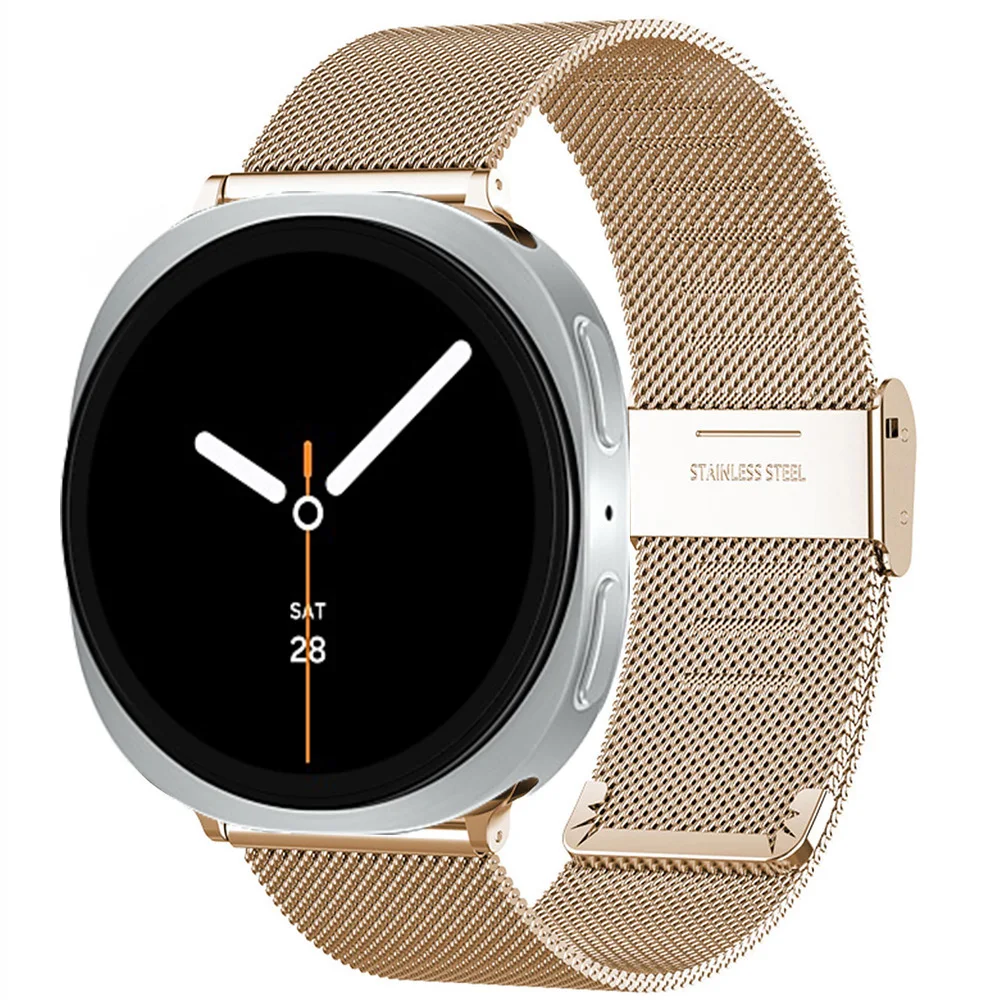 Milanese Edelstahlband für Samsung Galaxy Watch 8 8Classic Ultra 2 1 Armband Galaxy 8 40MM 44mm 46mm 47MM Armband