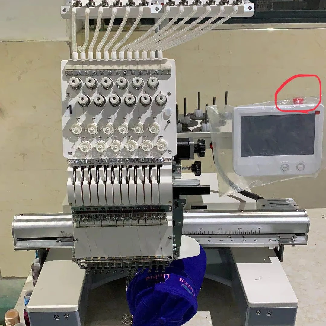 High Efficient Homing Single Head Computer Cap Embroidery Machine for Home Use New Motor Core