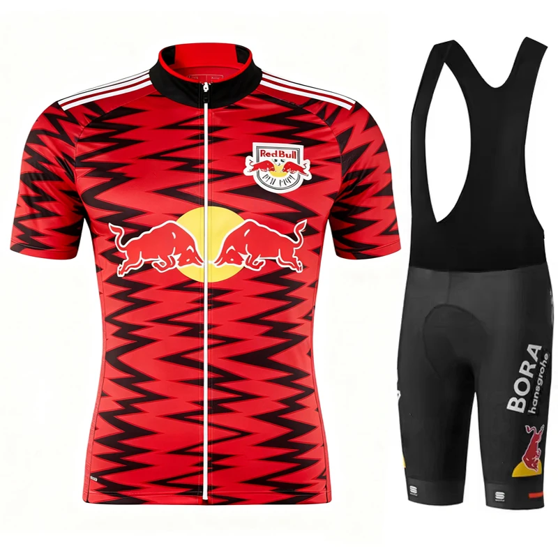 

Bicycle Clothes Men Cycling Uniform Mtb Male Clothing Man Red Bull Shorts Men's Bike Jersey Equipment 2026 Jacket Bib Set Outfit