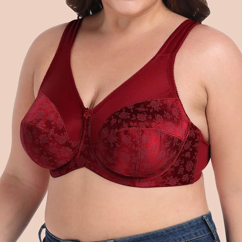 Full Cup Ultra-Thin Plus Size Stick On Bra Strapless Wide Lingerie F G Brasier Mujer Brassiere Femme Bras For Women  110 115 120