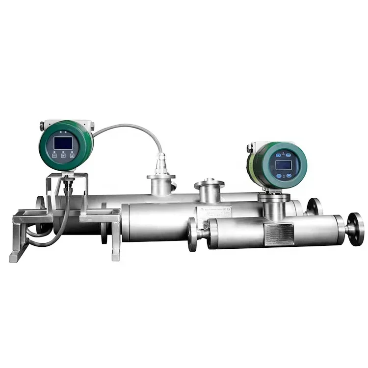 DN6 0.2% RS485 Ultra-low Temperature Medium Flowmeter 4-20mA Slurry Water Coriolis Mass Flow Meter