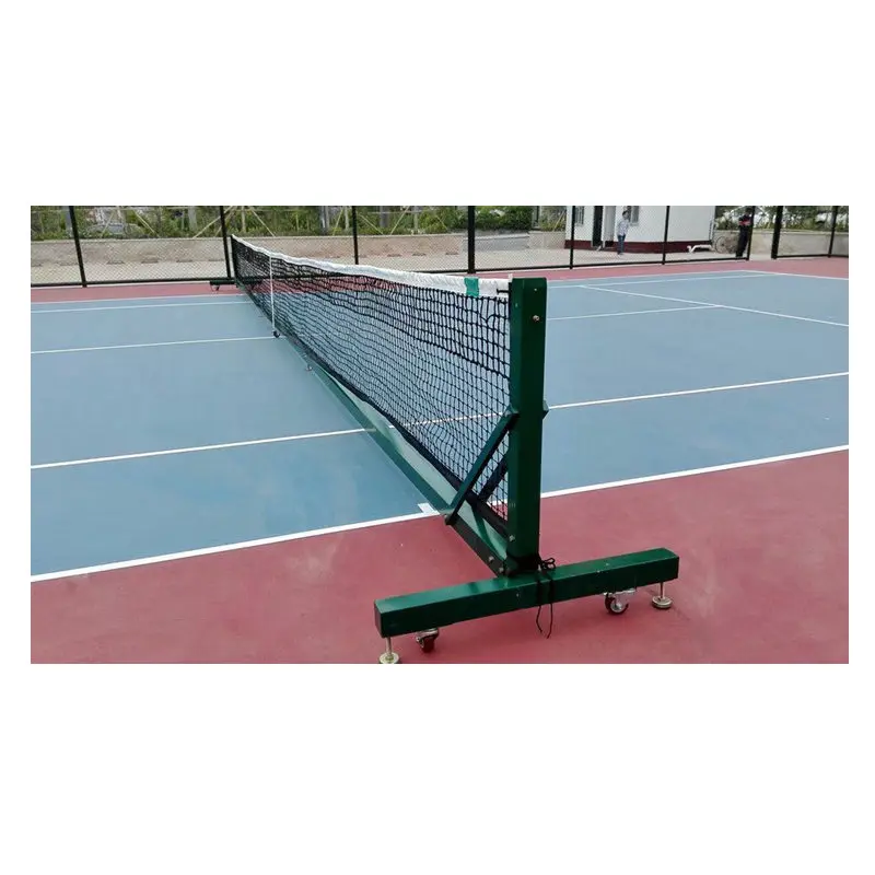 

Pro Sports Equipment Tennis/Volleyball/Badminton Portable Net System Outdoor Tennis Pickleball Post With Wheels