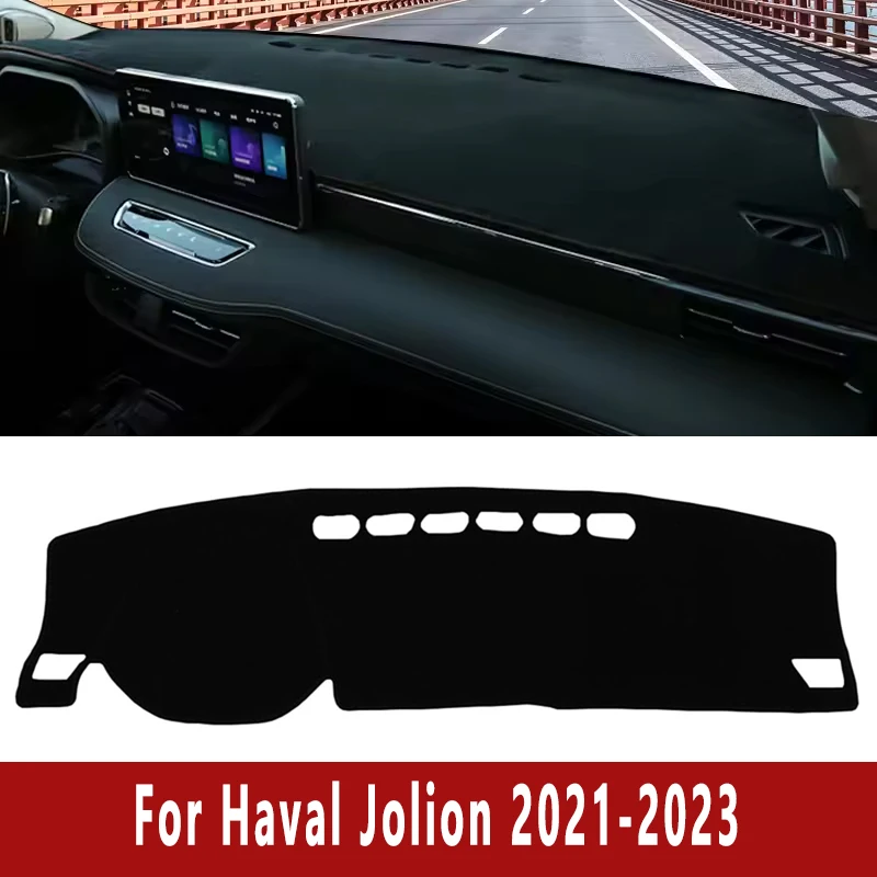 

Коврик для приборной панели автомобиля, центральная панель управления, на заказ для Haval Jolion 2021 2022 2023, нескользящая накидка, солнцезащитный козырек, аксессуары