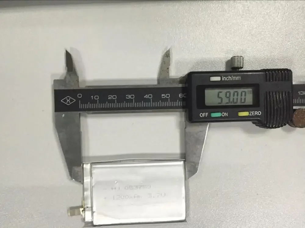 ポリマー (コア), 3.7v, 1200mah, 503759