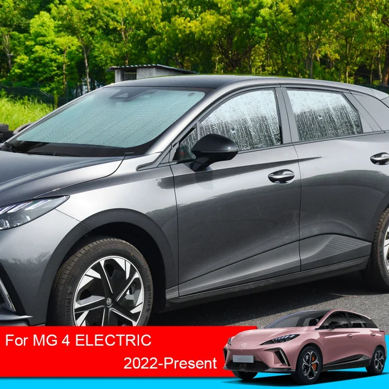 

For MG 4 Electric 2022-2025 Sunshades UV Protection Window Curtain Sun Shade Visor Front Windshield Protector Car Accessories