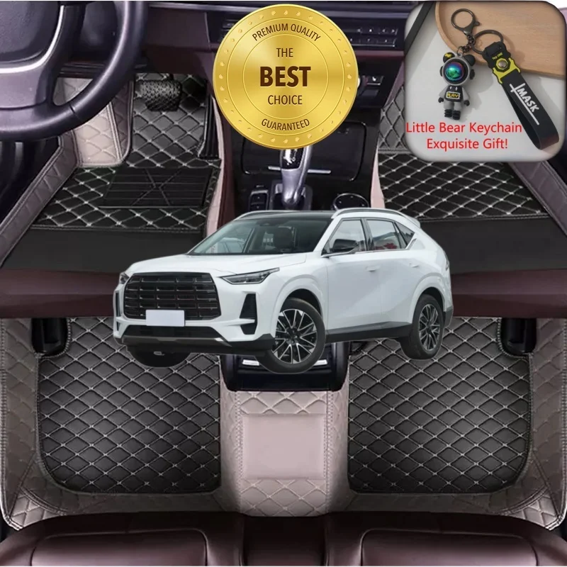 Customized Fit for GAC Motor GS4 Car Floor Mats Car Accessories Tailored Luxury Auto Carpet Liner Mats Left/Right-hand Drive