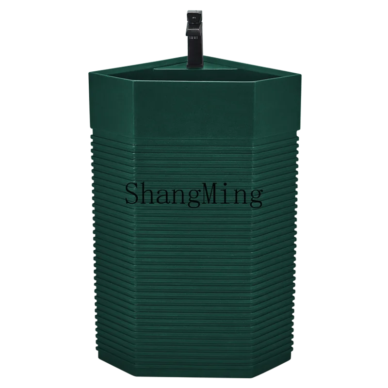 

Умывальник колонного типа CL, ванная комната, умывальник на балконе, умывальник угловой, встроенная треугольная раковина от пола до потолка.