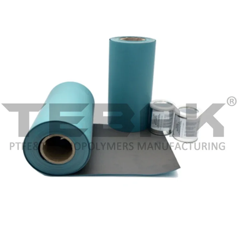 Sealing materials Width 50/100/200/300MM PTFE Sheet Green Blue color wear-resisting Guide rail soft belt