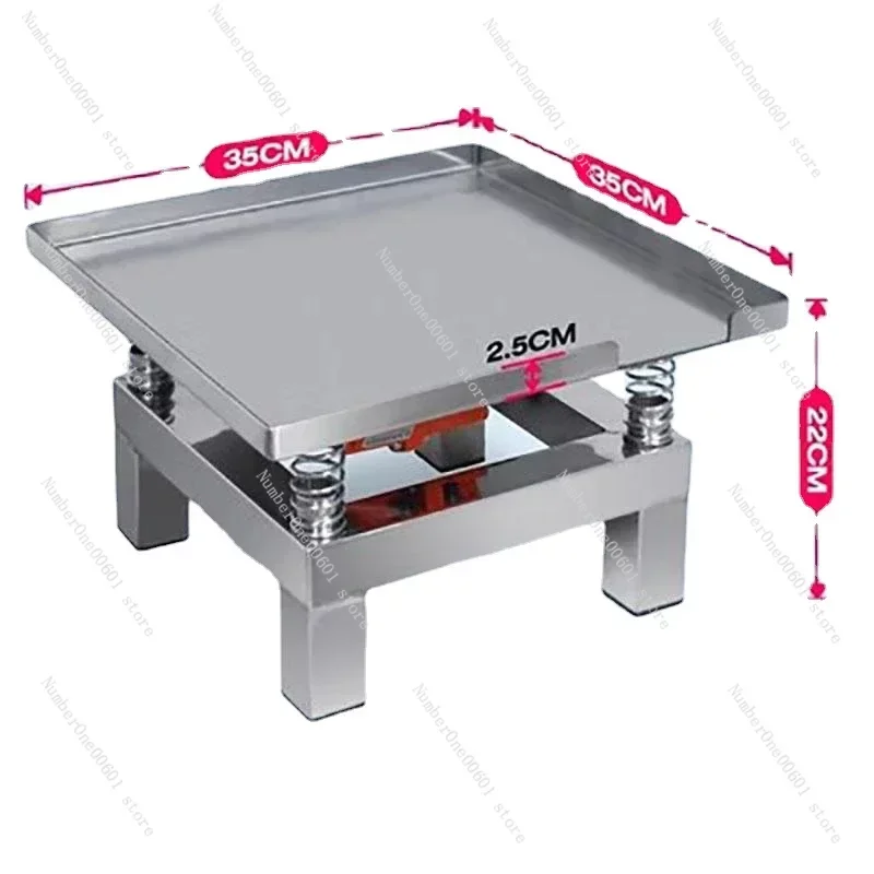 

Concrete Vibrating Table Small Vibration Test Bench Test Block Vibration Platform Stainless Steel Mini Vibration Table 3000rpm