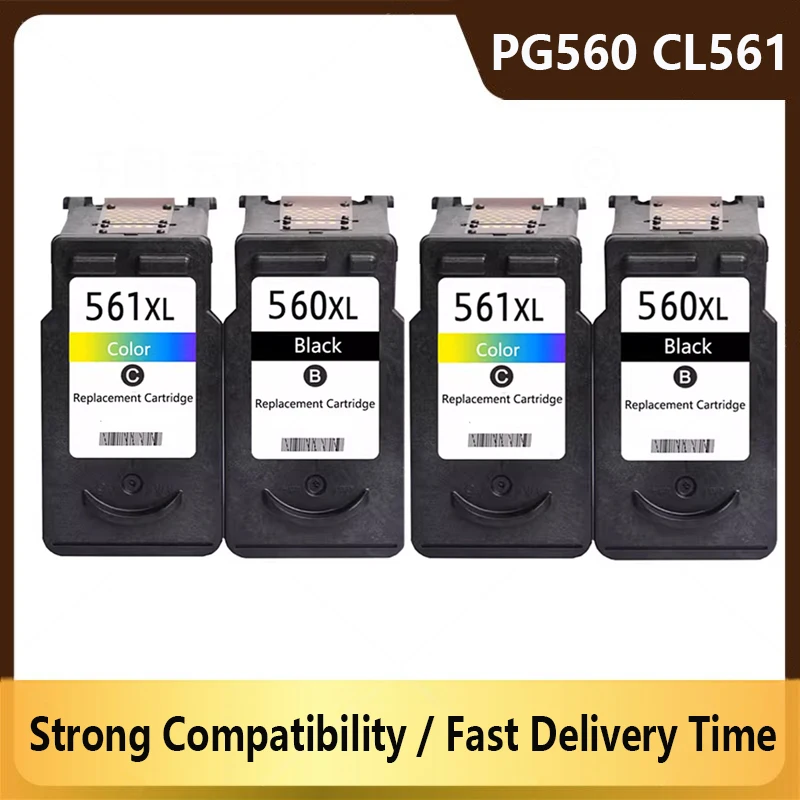 Remanufactured 560 561 Ink Cartridges Replacement for PG560 XL CL561XL for Canon Pixma TS5351 TS5352 TS5350 TS5353 Printer