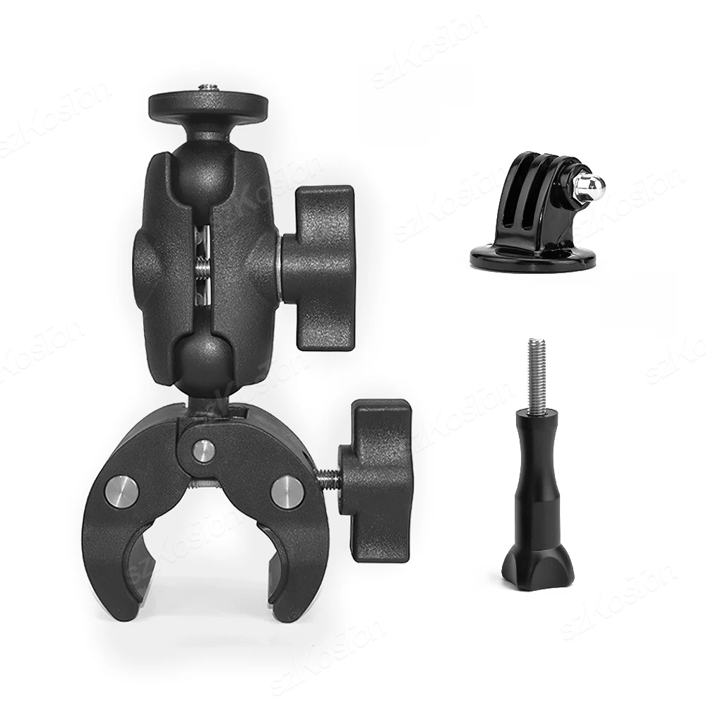 Soporte fijo para manillar de bicicleta, Base adaptadora de abrazadera w 1/4 para Gopro 13 12 DJI Osmo Insta360 X4 X3