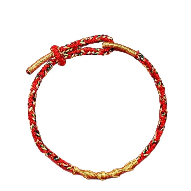 2026 Year of the Horse Red String Bracelet Twelve Zodiac Tai Sui Handwoven Unisex Jewelry Festival Gift