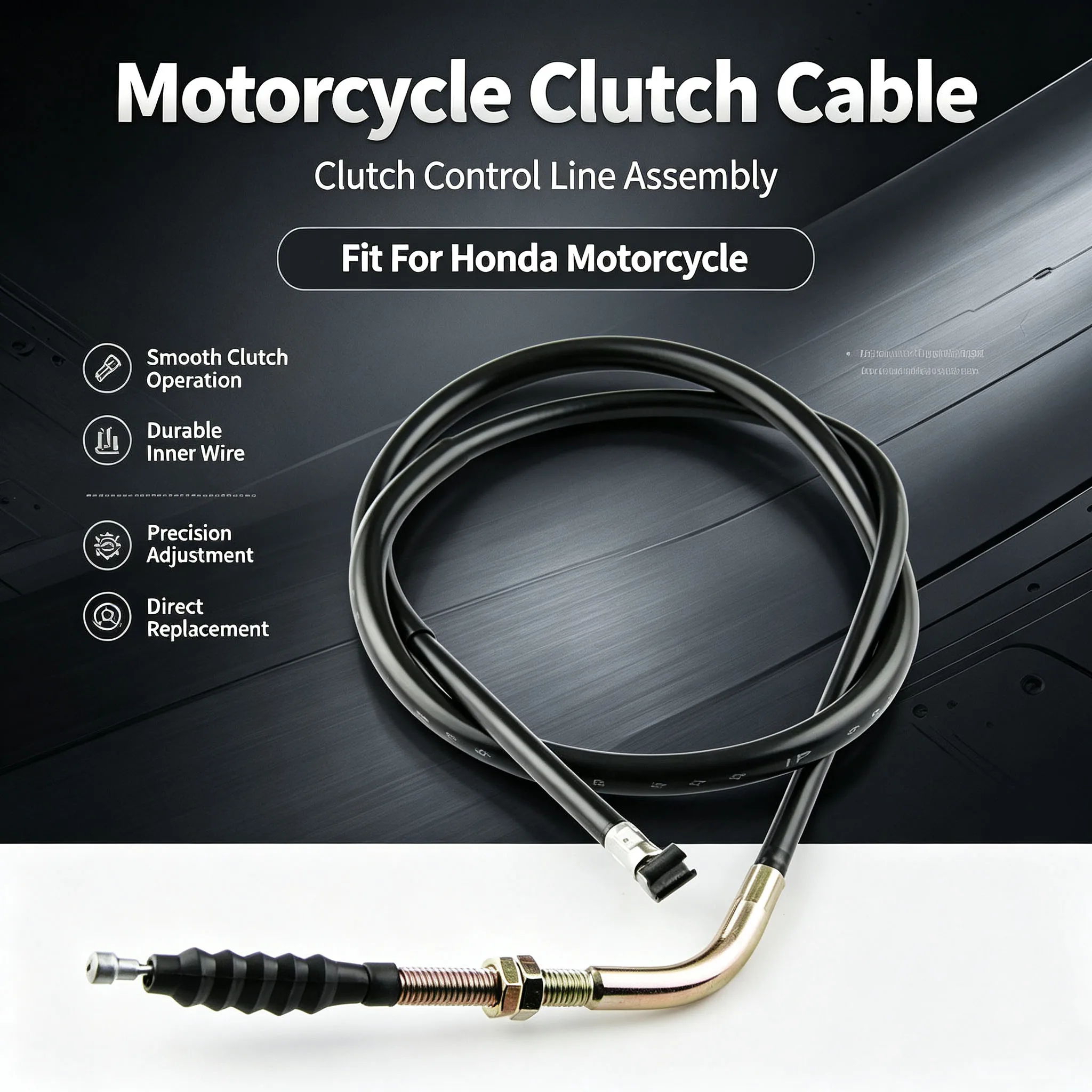 Motorcycle Clutch Control Cable Wire Line For Honda AX-1 NX 250 1989 1990 1991 1992 1993 1994            Motorcycles Accessories