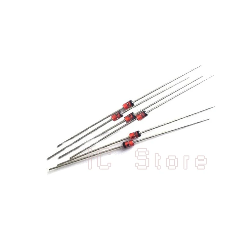 500PCS 1N60P 1N60 Schottky Germanium Diode DIP Detector Diodes for TV FM AM Radio Audio Signal Detection Electronic Projects