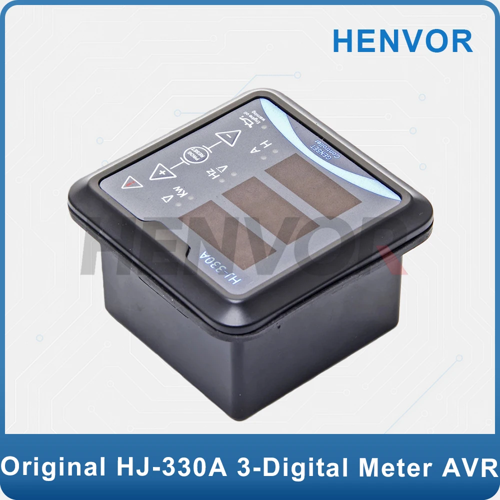 HJ-330A Generator Digital Meter – LED Display for Voltage, Frequency, and Current with Hour Meter Function