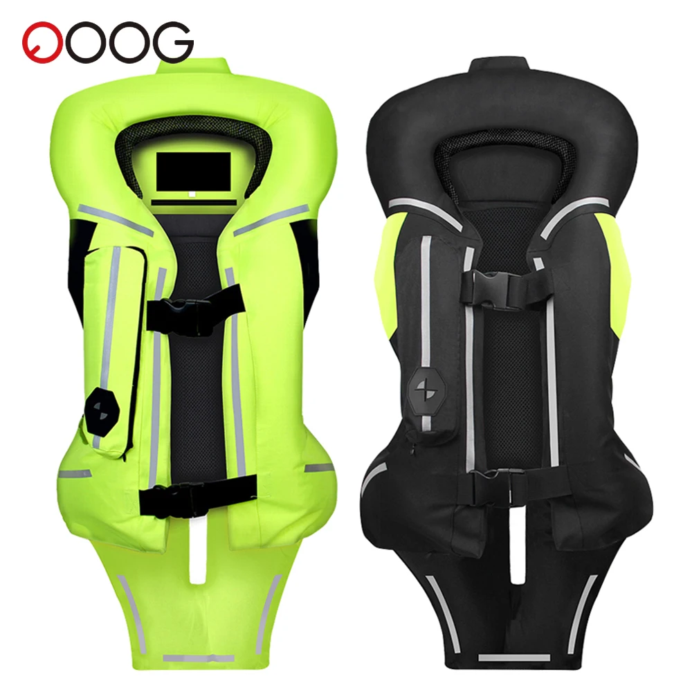 

Motorcycle Air Bag Vest Motocross Riding Safety Clothing Reflective Anti-fall And Anti-collision Motorbike Air Bag CE Protector