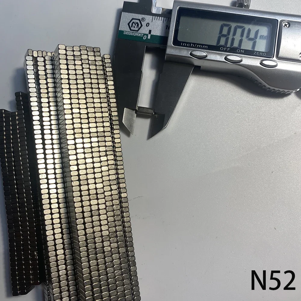 N52 8X3X2 8x8x6 Standard Rectangle Square Neodymium Super Strong Magnet Search Magnetic Block Magnets Scooter Motor Engien Wind