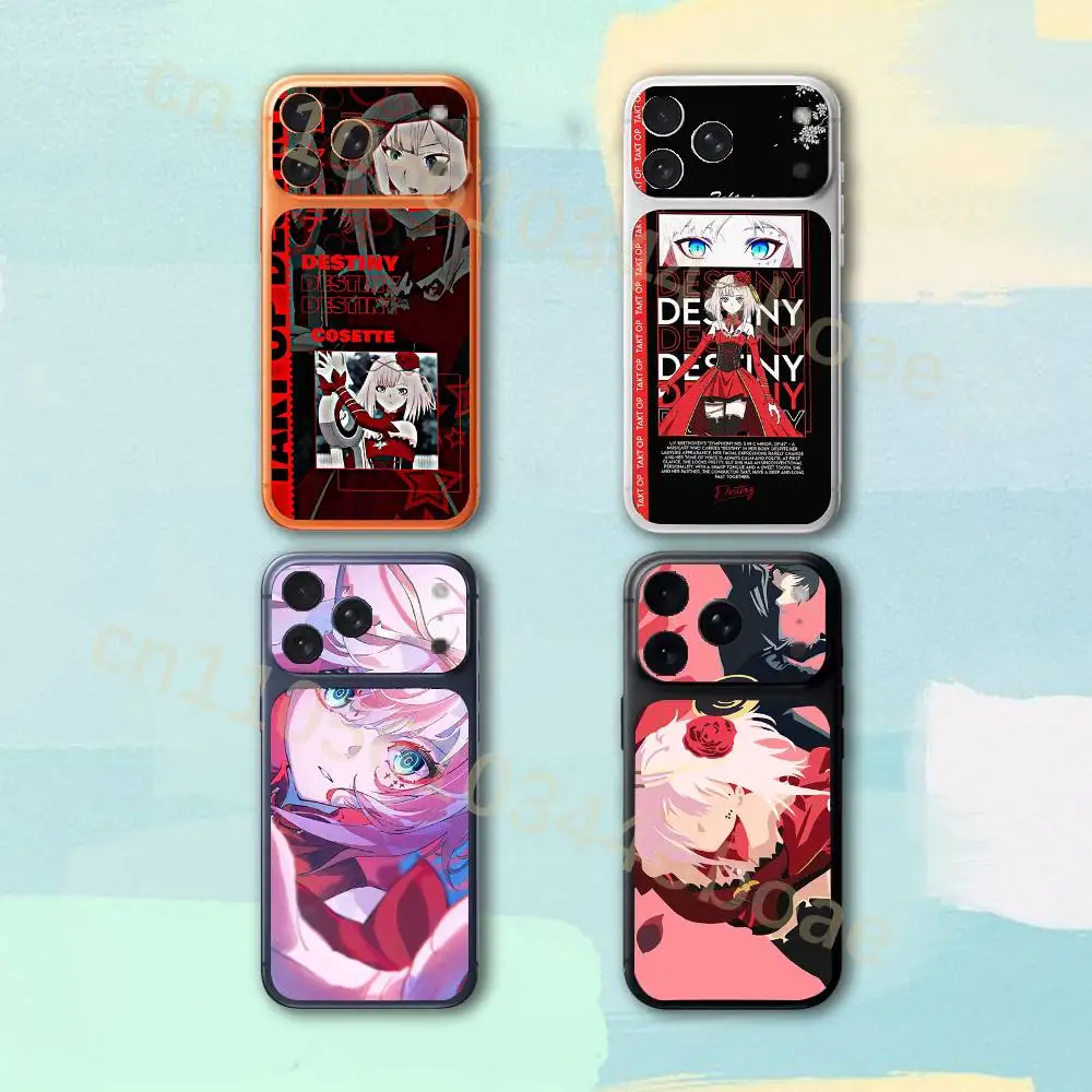 

T-Takt Op. D-Destiny For Apple iPhone 17Pro,17Pro Max Battry Back Cover with Camera Decal Skin Rear Protective Sticker Film
