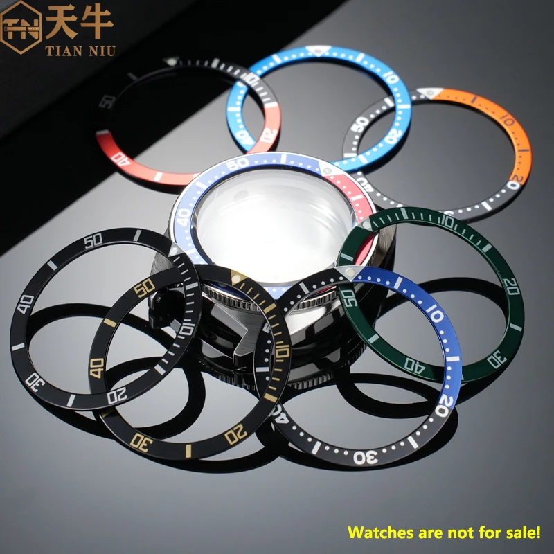 Scale Circle For Seiko NH35 Magnesium Aluminum Circle Water Ghost Timing Circle SKX007/009 Series abalone Diving case scale ring