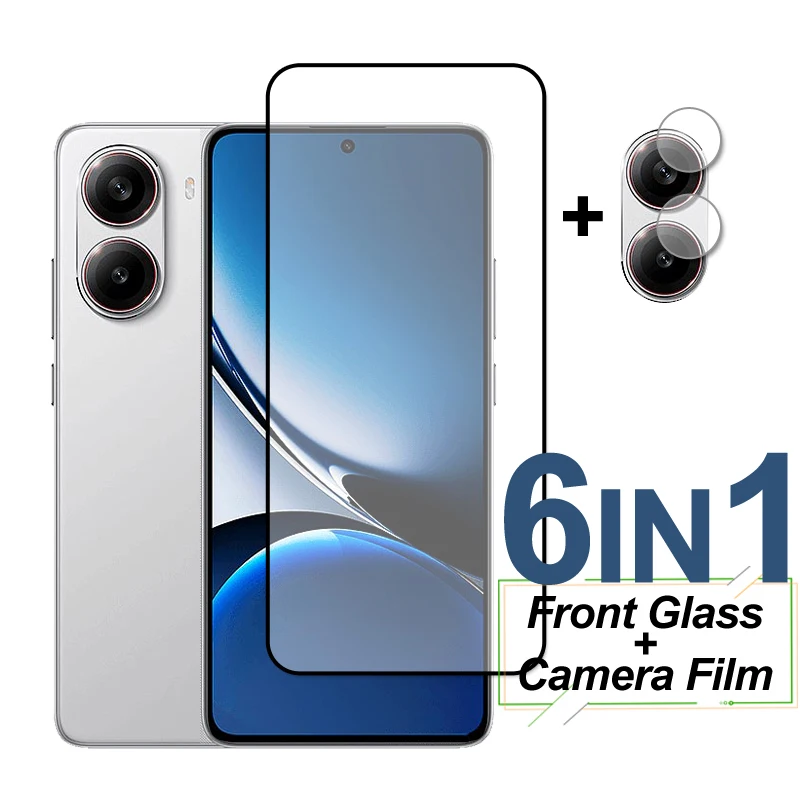 Full Cover Tempered Glass For Xiaomi Poco X7 Pro Glass Screen Protector On Poco X7 Pro Protective Camera Lens Film Redmi Turbo 4