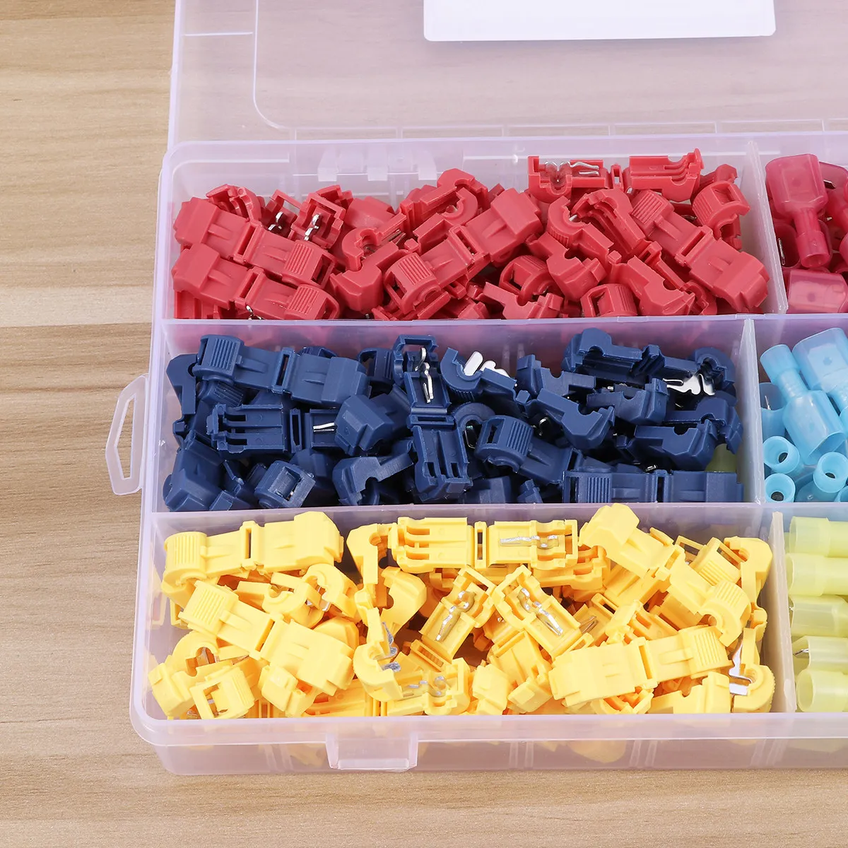 240Pcs Copper Terminal Crimp Connectors Assorted Heat Shrink Insulated Wire End Terminals for Automotive Marine Electrical Use