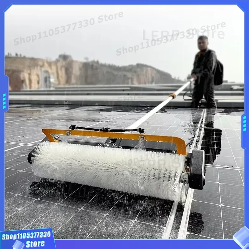 Telescopic Solar Panel Cleaning Robot 8.5M Rotating Brush Easy Operation CE Certified Efficient Maintenance Tool for Home Use 2
