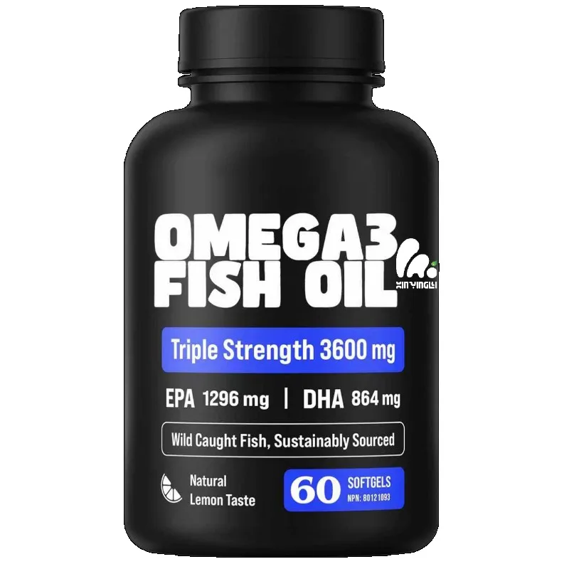 Omega-3 fish oil 3600mg containing EPA and DHA | 60 softgel capsules