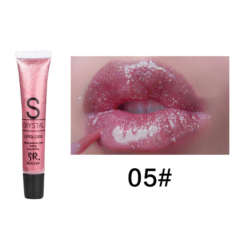 12 Colors  Glitter Liquid Lipstick Moisturizing Long Lasting Waterproof Pearlescent Shimmer Lip Gloss Makeup Lip Tint Cosmetic